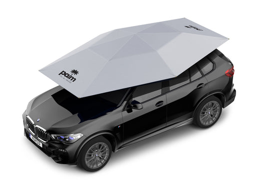 (Silver) fully automatic Portable car port - Umbrella